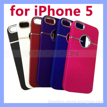 Chrome Hard Plastic Case for iPhone 5s 5g Back Cover